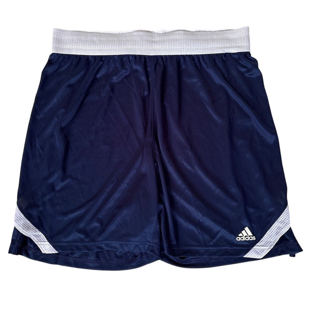 Adidas Basketball Shorts Mens Size 4XL Blue Icon Squad Lightweight NO POCKETS